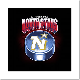 Minnesota North Stars Distressed Style Posters and Art